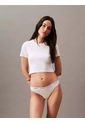 Pantie Beige Tipo Tanga - Modern Logo Calvin Klein de Calvin Klein