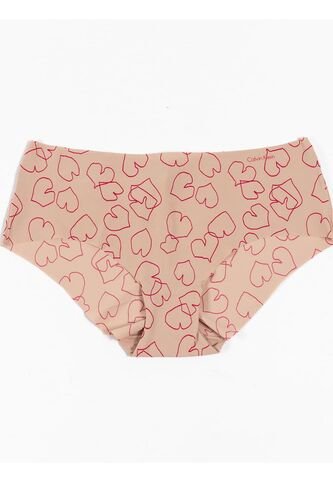 Pantie Beige Estampada Tipo Hipster Invisible Calvin Klein Calvin Klein