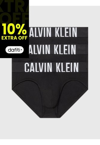 Pack Negro De 3 Slips - Intense Power Calvin Klein Calvin Klein
