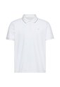 Polo Blanco De Manga Corta En Tejido Piqué Calvin Klein de Calvin Klein