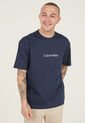 Camiseta Azul Navy-Blanco Calvin Klein de Calvin Klein