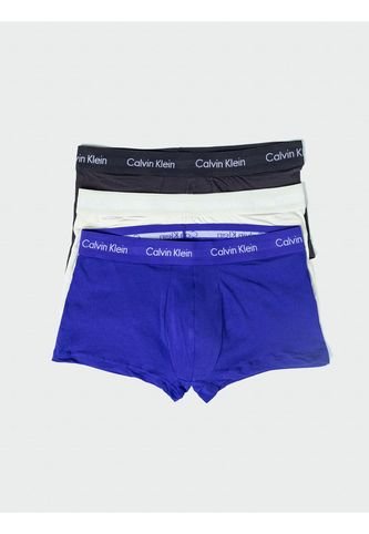 3 Pack De Boxer Low Rise Trunk En Algodón Calvin Klein Calvin Klein