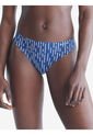Tanga Azul Estampada Invisible Calvin Klein de Calvin Klein