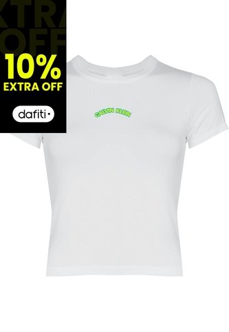 Camiseta Blanca Slim Graphic Calvin Klein Calvin Klein