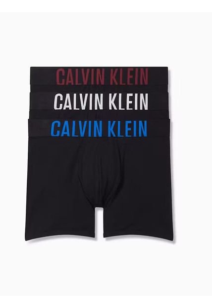 Pack De 3 Bóxer Negro Largo Calvin Klein