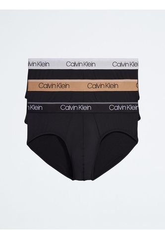 Pack De 3 Calzoncillos Negro Microfibra Calvin Klein Calvin Klein