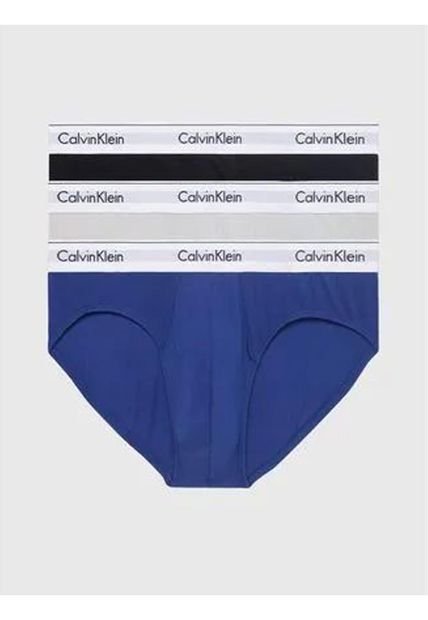 Pack De 3 Calzoncillos Hip Brief Multicolor Slips Calvin Klein