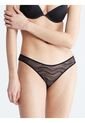 Pantie Negra Tipo Bikini De Encaje Calvin Klein de Calvin Klein