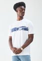 Camiseta Blanco-Azul Calvin Klein de Calvin Klein
