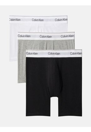 Pack Multicolor De 3 Bóxers Ajustados - Icon Cotton Stretch Calvin Klein