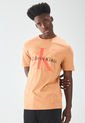 Camiseta Salmón-Naranja-Negro Calvin Klein de Calvin Klein