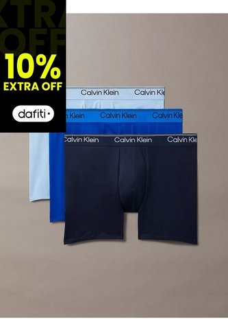 Pack Multicolor De 3 Bóxeres Sueltos Largos - Microfibre Stretch Calvin Klein Calvin Klein