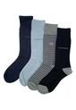 Pack De 4 Medias Largas Azul Para Hombre Calvin Klein de Calvin Klein