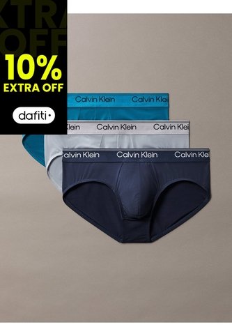 Pack Multicolor De 3 Slips De Cadera - Microfibre Stretch Calvin Klein Calvin Klein
