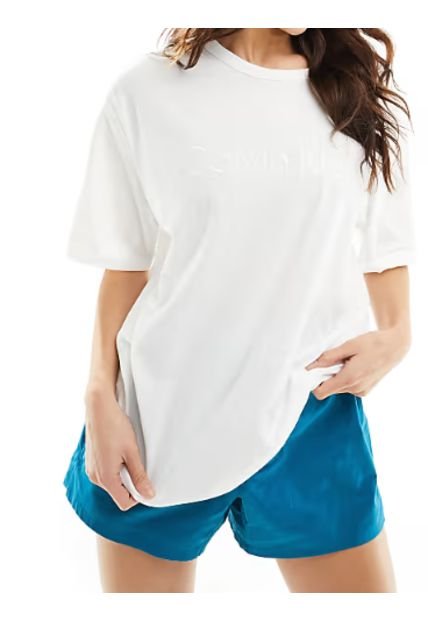 Camiseta Blanca De Pijama - Pure Cotton Calvin Klein