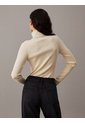 Saco Gris Tejido Slim De Cuello Alto De Canalé Calvin Klein de Calvin Klein