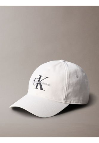Gorra Blanca Con Monograma Bordado Calvin Klein Calvin Klein
