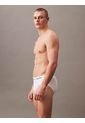3 Pack De Calzoncillo Blanco Algodón Hip Brief Calvin Klein de Calvin Klein