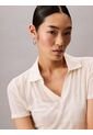 Polo Beige De Punto Pointelle Calvin Klein de Calvin Klein