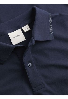 Polo Azul Pique Slim Thermo Tech Calvin Klein
