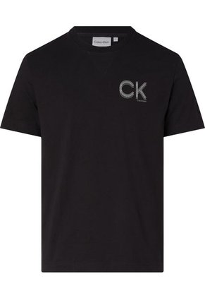 Camiseta Con Logo Hombre Negro Calvin Klein