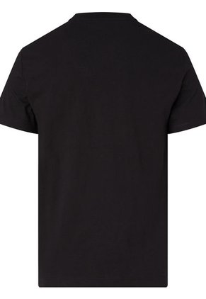 Camiseta Con Logo Hombre Negro Calvin Klein