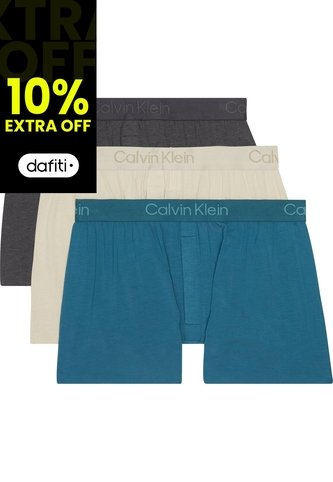 Pack Multicolor De 3 Boxers Sueltos Slim - Ultra Soft Modal Calvin Klein Calvin Klein