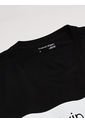 Camiseta Negra Iconic Con Logo En Bloque Calvin Klein de Calvin Klein