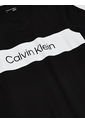 Camiseta Negra Iconic Con Logo En Bloque Calvin Klein de Calvin Klein
