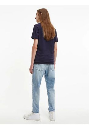 Camiseta Con El Logo Hombre Azul Oscuro Calvin Klein