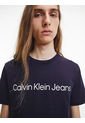 Camiseta Con El Logo Hombre Azul Oscuro Calvin Klein de Calvin Klein