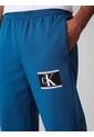 Pantalón Azul De Felpa Con Logotipo Calvin Klein de Calvin Klein