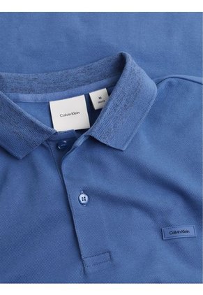 Polo Azul Elástico Grindle Calvin Klein