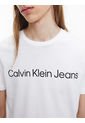 Camiseta Con El Logo Hombre Blanco Calvin Klein de Calvin Klein