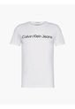 Camiseta Con El Logo Hombre Blanco Calvin Klein de Calvin Klein