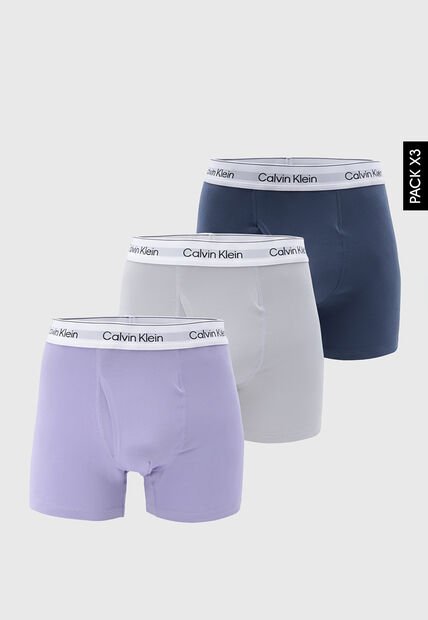 Bóxer x3 Calvin Klein Multicolor