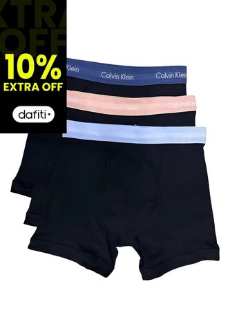 Pack Negro De 3 Boxer Brief - Cotton Stretch Calvin Klein Calvin Klein