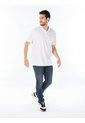Polo Blanco Piqué De Algodón Calvin Klein de Calvin Klein