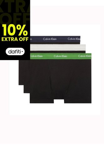 Pack Negro De 3 Boxers Trunk - Cotton Stretch Calvin Klein Calvin Klein