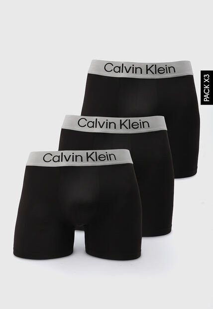 Bóxer Trío Calvin Klein Negro