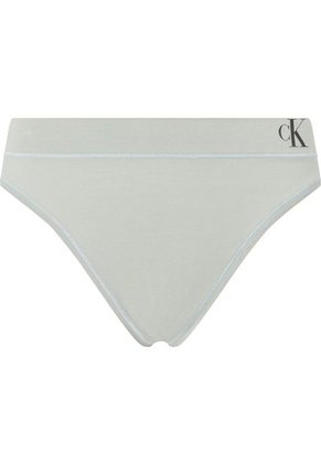 Pantie Tipo Bikini Verde Con Logo Calvin Klein