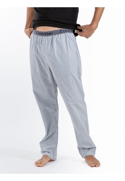 Joggers Gris Con Logo De Pijama Calvin Klein