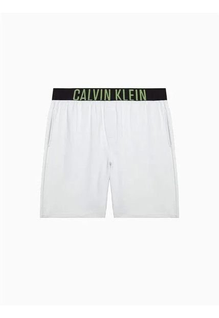 Shorts De Estar Por Casa  Intense Power Hombre Blanco Calvin Klein