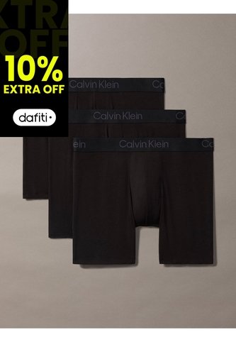Pack Negro De 3 Bóxers Sueltos Largos - Ultra Soft Modal Calvin Klein Calvin Klein
