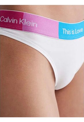 Pantie Blanca Tipo Bikini Con Logo Para Mujer Calvin Klein