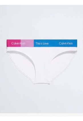 Pantie Blanca Tipo Bikini Con Logo Para Mujer Calvin Klein