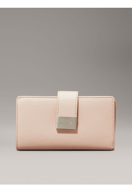 Billetera Rosada Con Compartimento Para Billetes Calvin Klein