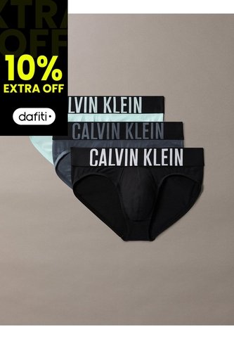 Pack Multicolor De 3 Slips - Intense Power Cotton Calvin Klein Calvin Klein