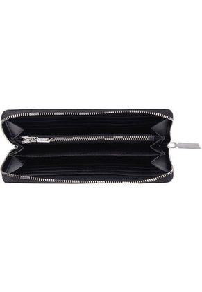 Billetera Negra Must Con Estilo Cocodrilo Calvin Klein