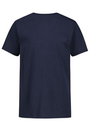 Camiseta Azul Manga Corta Con Logo De Monograma Y Cuello En V Calvin Klein